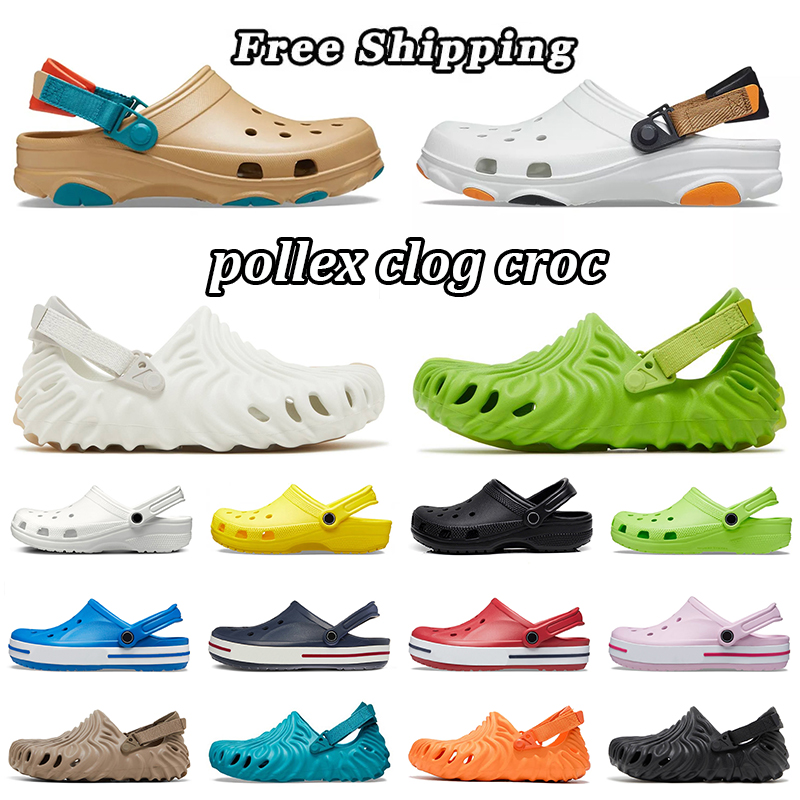

Salehe Bembury x Pollex Clog Crocodile Cros Sandals Sasquatch Stratus All-Terrain Sandale Classic Clogs Women Mens Slides Loafers Outdoor Shoes Slippers Sliders, D46 m4-m7