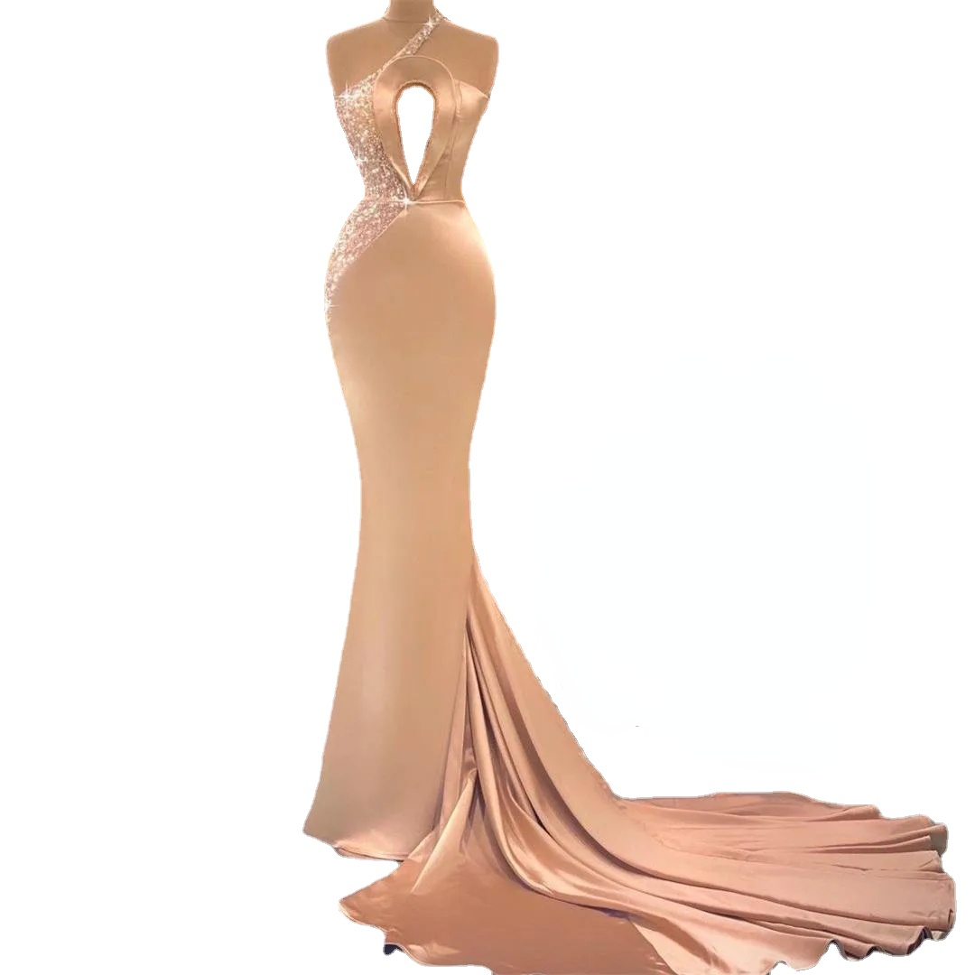 New Mermaid Evening Dresses Sleeveless Beading Sequined Prom Gowns Runway Slim Sexy Party Celebrity Dress, Dark navy
New Mermaid Evening Dresses Sleeveless Beading Sequined Prom Gowns Runway Slim Sexy Party Celebrity Dress, Dark navy