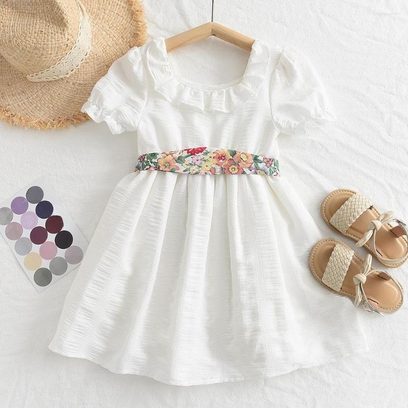 Girl Dresses Sweet Dress 2023 Summer Princess Girls Costumes Cute Outfits Baby Short Sleeve Floral Vestidos, Blue
Girl Dresses Sweet Dress 2023 Summer Princess Girls Costumes Cute Outfits Baby Short Sleeve Floral Vestidos, Blue