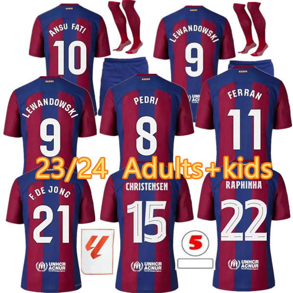 23/24 Camisetas de football barcelona soccer jerseys LEWANDOWSKI PEDRI GAVI 23/2024 FC ANSU FATI FERRAN RAPHINHA DEST football shirt men barca kit kids equipments, Red
23/24 Camisetas de football barcelona soccer jerseys LEWANDOWSKI PEDRI GAVI 23/2024 FC ANSU FATI FERRAN RAPHINHA DEST football shirt men barca kit kids equipments, Red