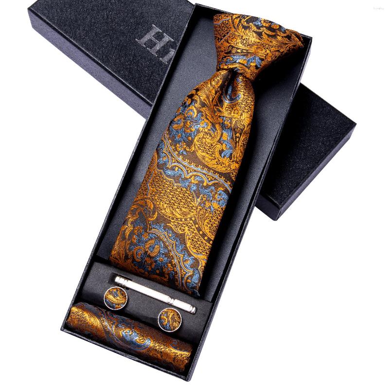 Bow Ties Hi-tie Luxury Men's Tie Glod Paisley Floral Silk Set Gift For Men Necktie Fashion Hanky Cufflinks High Quality Black
Bow Ties Hi-tie Luxury Men's Tie Glod Paisley Floral Silk Set Gift For Men Necktie Fashion Hanky Cufflinks High Quality Black