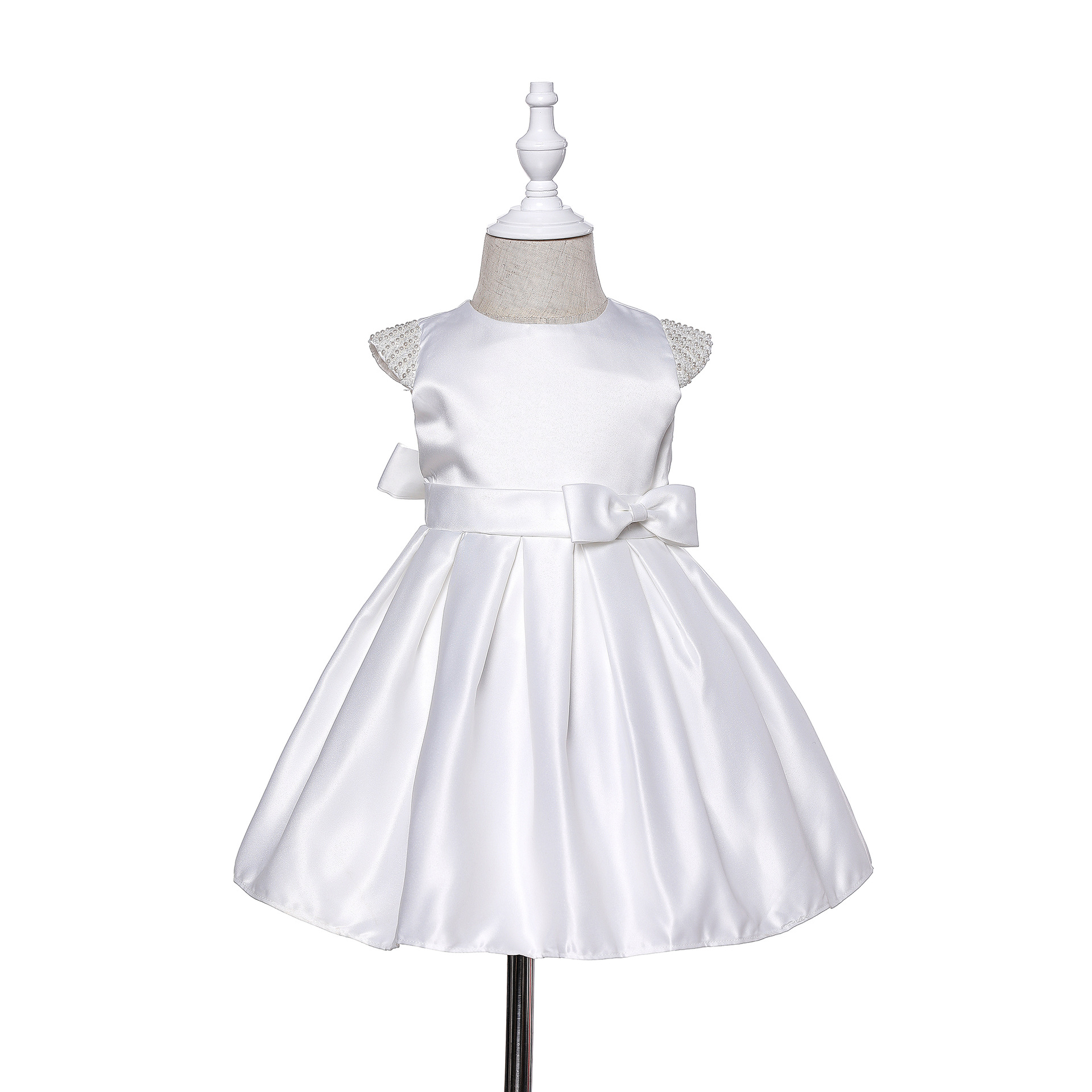 New Baby Dresses for Birthday Party Satin Baptism Christening Dress Newborn Formal Clothing, Ivorie
New Baby Dresses for Birthday Party Satin Baptism Christening Dress Newborn Formal Clothing, Ivorie