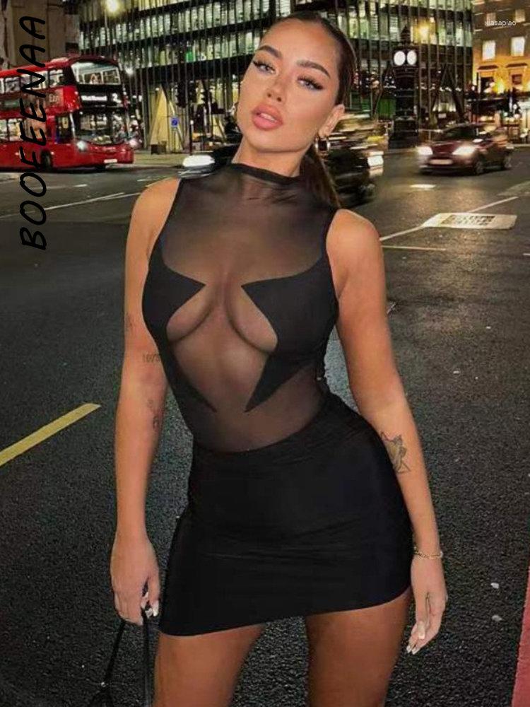 Casual Dresses BOOFEENAA Star Pachwork Mesh Sexy For Women Black See Through Sleeveless Mini Bodycon Dress Night Club Outfits C85-BH12
Casual Dresses BOOFEENAA Star Pachwork Mesh Sexy For Women Black See Through Sleeveless Mini Bodycon Dress Night Club Outfits C85-BH12