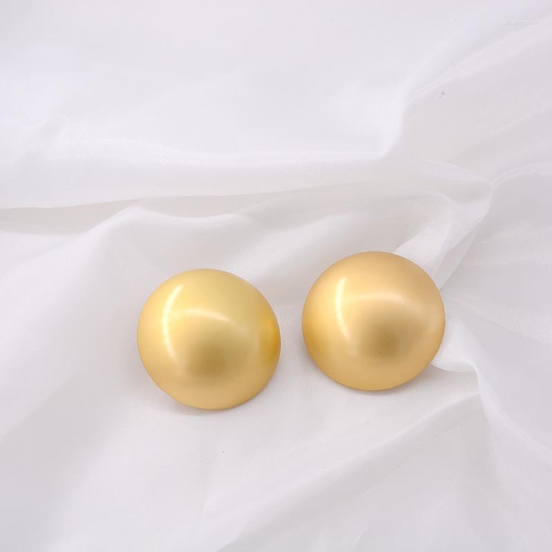 Stud Earrings Golden Geometry Metal Semisphere Earring Exaggeration Cool Big Ball Jewelry
Stud Earrings Golden Geometry Metal Semisphere Earring Exaggeration Cool Big Ball Jewelry