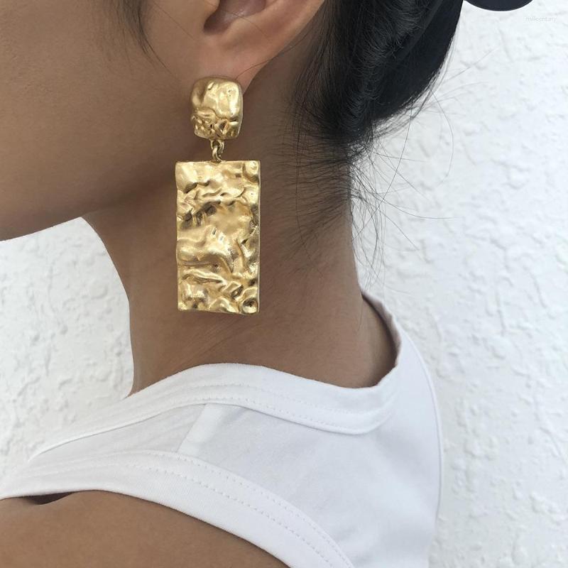Dangle Earrings Punk Irregular Geometric Femme Brincos Gold Silver Color Metal Statement Drop For Women Summer Jewelry
Dangle Earrings Punk Irregular Geometric Femme Brincos Gold Silver Color Metal Statement Drop For Women Summer Jewelry