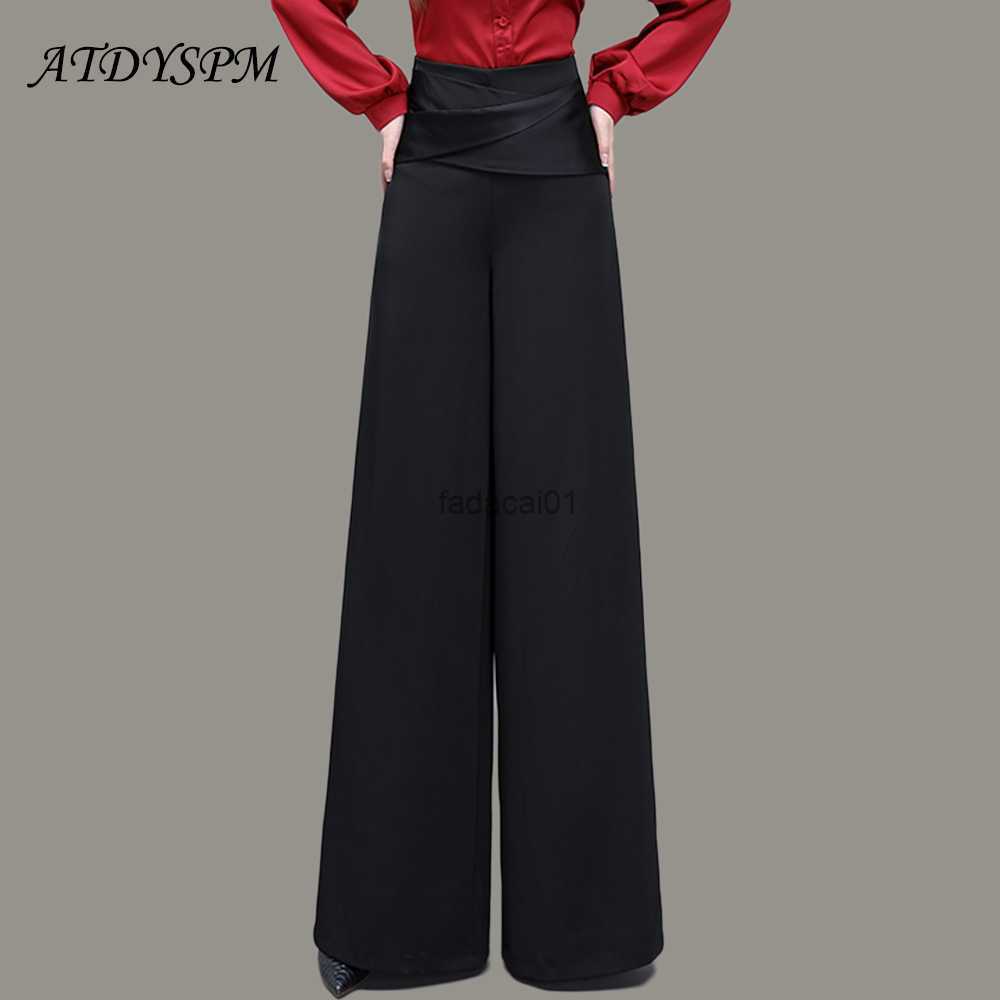 Women's Chic High Waist Wide Leg Pants Korean Fashion Draped Straight Long Trousers 2023 Vintage Ladies Loose Casual Pants Femme L230621, Claret
Women's Chic High Waist Wide Leg Pants Korean Fashion Draped Straight Long Trousers 2023 Vintage Ladies Loose Casual Pants Femme L230621, Claret