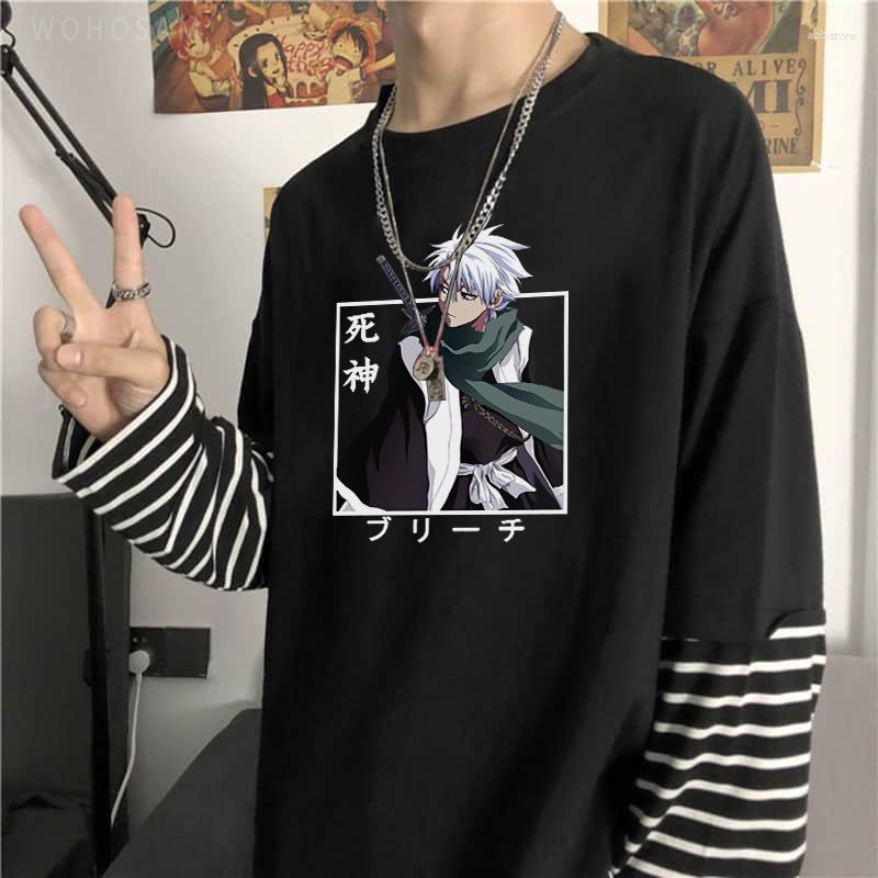 Men's T Shirts Harajuku Japan Anime BLEACH Toushirou Hitsugaya Men Women Shirt Funny Cartoon Manga Summer Casual Long Sleeve Tops Sweatshirt
Men's T Shirts Harajuku Japan Anime BLEACH Toushirou Hitsugaya Men Women Shirt Funny Cartoon Manga Summer Casual Long Sleeve Tops Sweatshirt