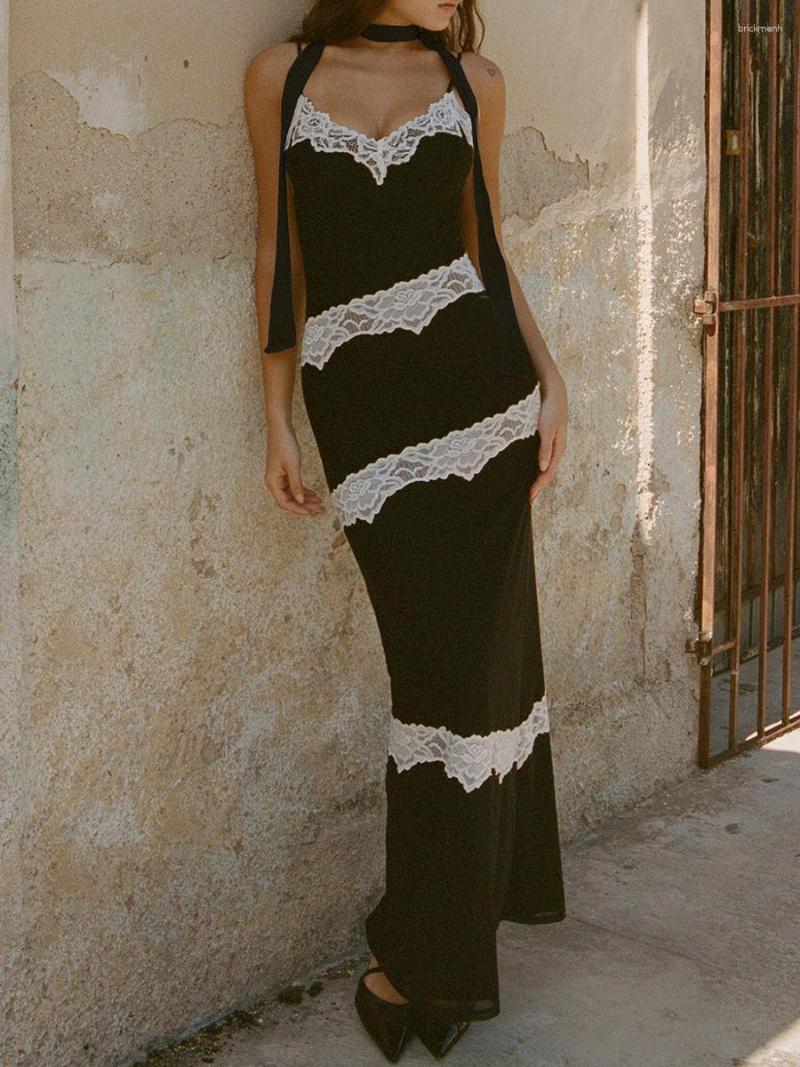 Casual Dresses Fashion Women Slip Dress Sleeveless V-Neck Lace Patchwork Summer Cocktail Long Skin-Friendly M L, Black
Casual Dresses Fashion Women Slip Dress Sleeveless V-Neck Lace Patchwork Summer Cocktail Long Skin-Friendly M L, Black