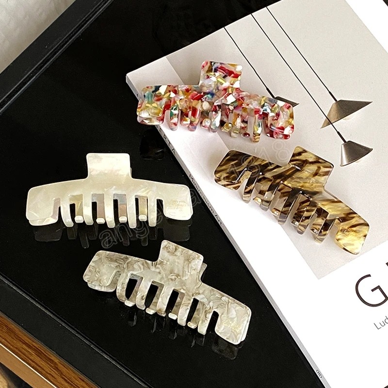 Fashion New Style Big 10cm Acetate Clamps For Women Girls Hair Claw Clips Accessories Beautiful Hairpins Headdrees
Fashion New Style Big 10cm Acetate Clamps For Women Girls Hair Claw Clips Accessories Beautiful Hairpins Headdrees