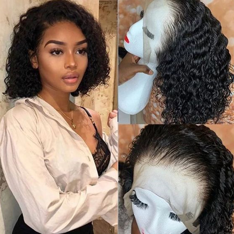 Cut Wig Pre Plucked Short Bob Wig Lace Front Human Hair Wigs With Baby Hair Remy Brazilian Curly Human Hair Wig, Natural color
Cut Wig Pre Plucked Short Bob Wig Lace Front Human Hair Wigs With Baby Hair Remy Brazilian Curly Human Hair Wig, Natural color