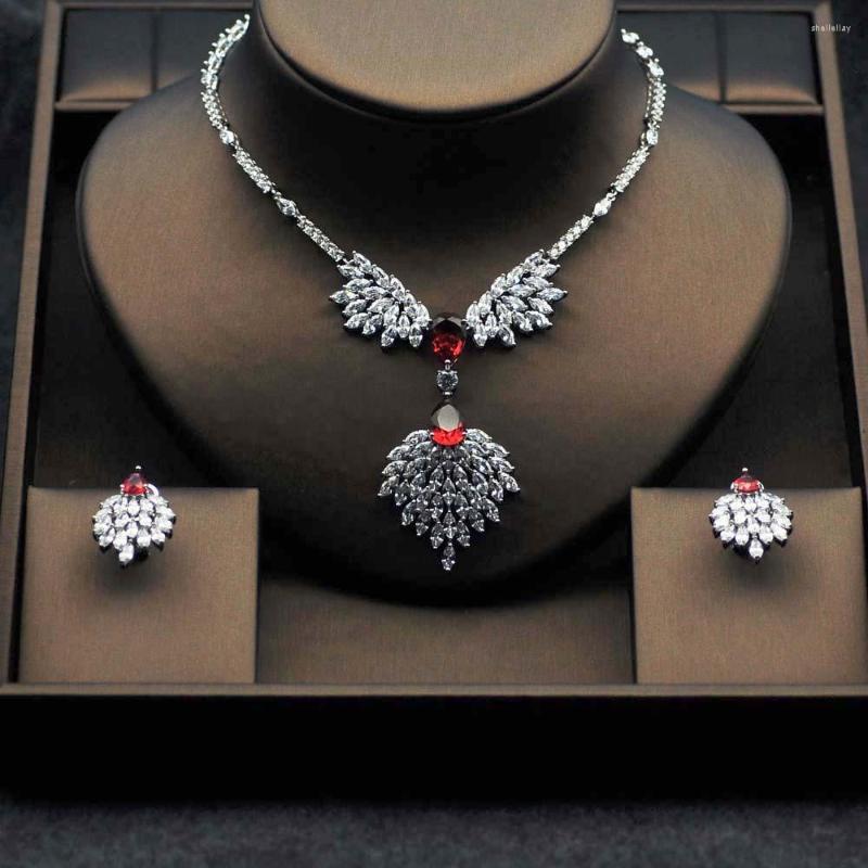 Necklace Earrings Set Fashion Top Crystal CZ Bridal Elegant Flower Shape White Gold-Color Earring Parure Bijoux Femme N-282, Picture shown
Necklace Earrings Set Fashion Top Crystal CZ Bridal Elegant Flower Shape White Gold-Color Earring Parure Bijoux Femme N-282, Picture shown