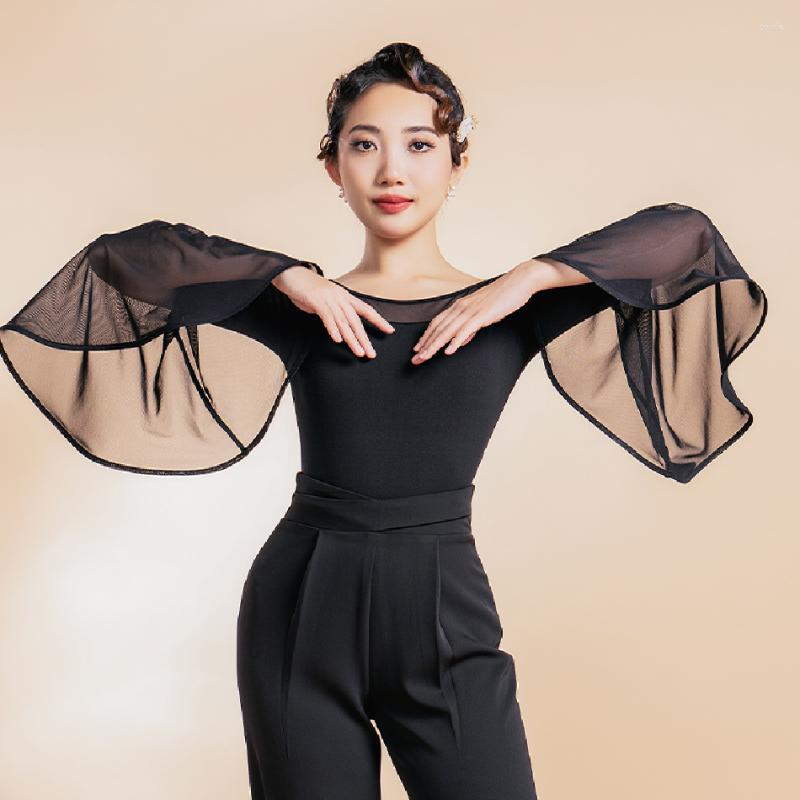 Stage Wear Lotus Long Sleeve Bodysuit Female Latin Dance Dress For Women Dresses Competition Ballroom Dancing Costume NY03 L1249, Black
Stage Wear Lotus Long Sleeve Bodysuit Female Latin Dance Dress For Women Dresses Competition Ballroom Dancing Costume NY03 L1249, Black