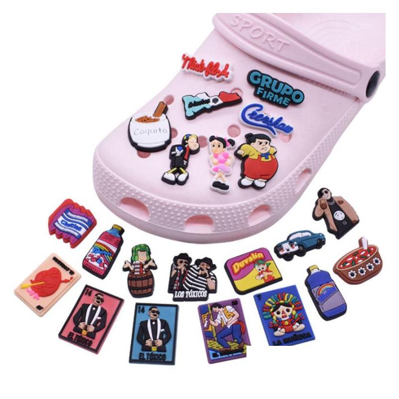 Shoe Parts Accessories Soft Rubber Catoon Decoration For Clog Charms Bracelet Wristband Buckle Charm Gift Shoes Part Drop Delivery Otzug
Shoe Parts Accessories Soft Rubber Catoon Decoration For Clog Charms Bracelet Wristband Buckle Charm Gift Shoes Part Drop Delivery Otzug