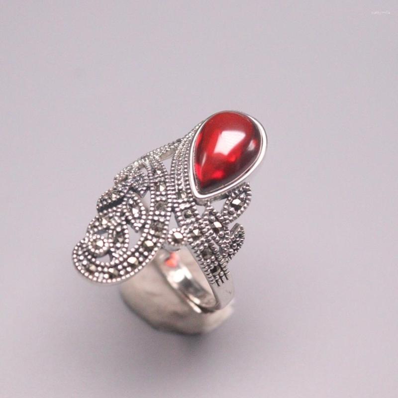 Cluster Rings Genuine/Original Silver 925 Sterling Ring For Weddings Eternity Women Ladies Garnet Unique
Cluster Rings Genuine/Original Silver 925 Sterling Ring For Weddings Eternity Women Ladies Garnet Unique