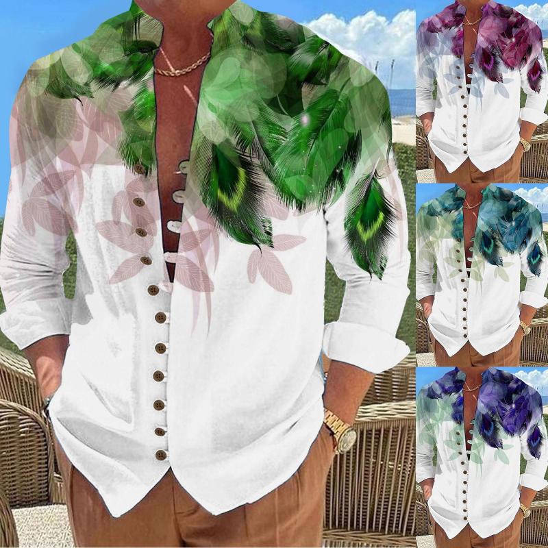 Men's T Shirts House Slipper With Memory Foam Mens Holiday Seaside Leisure Loose Button Stand Collar Sleeve Turn Down Shirt, Sky blue
Men's T Shirts House Slipper With Memory Foam Mens Holiday Seaside Leisure Loose Button Stand Collar Sleeve Turn Down Shirt, Sky blue