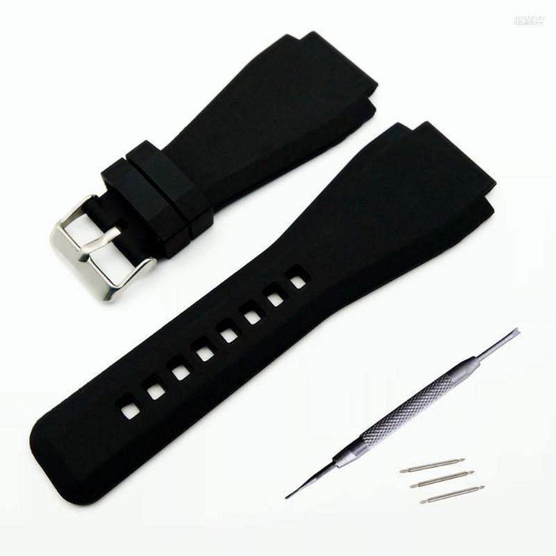 Watch Bands 34 24mm Convex End Silicone Rubber Band For Bell Series BR01 BR03 Strap Watchband Bracelet Belt Ross Tool
Watch Bands 34 24mm Convex End Silicone Rubber Band For Bell Series BR01 BR03 Strap Watchband Bracelet Belt Ross Tool