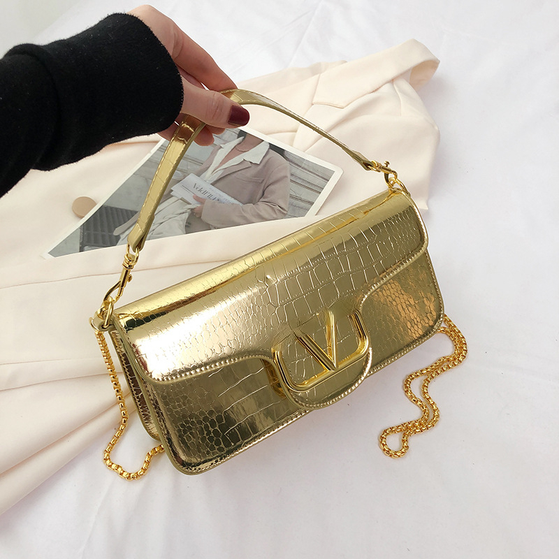 Luxury Women's Bag New Fashion Underarm Bag Chain Shoulder Messenger Bag 27cm Wholesale, 27*14*7cm
Luxury Women's Bag New Fashion Underarm Bag Chain Shoulder Messenger Bag 27cm Wholesale, 27*14*7cm