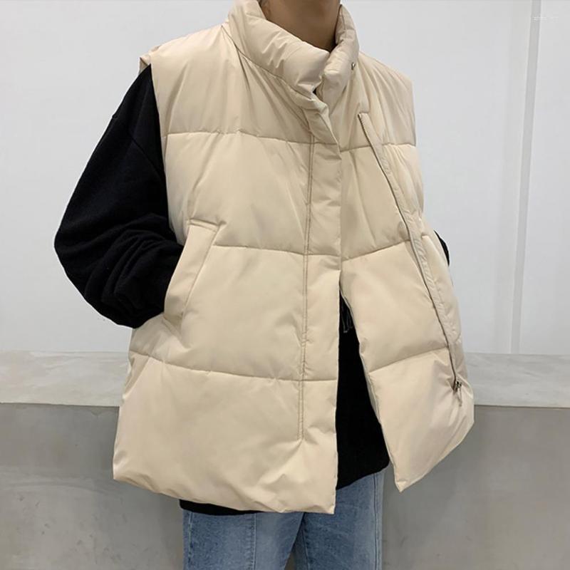 Men's Vests Stylish Men Vest Thickened Fluffy Filling Pockets Sleeveless Washable Teens Waistcoat For Travel, Khaki
Men's Vests Stylish Men Vest Thickened Fluffy Filling Pockets Sleeveless Washable Teens Waistcoat For Travel, Khaki
