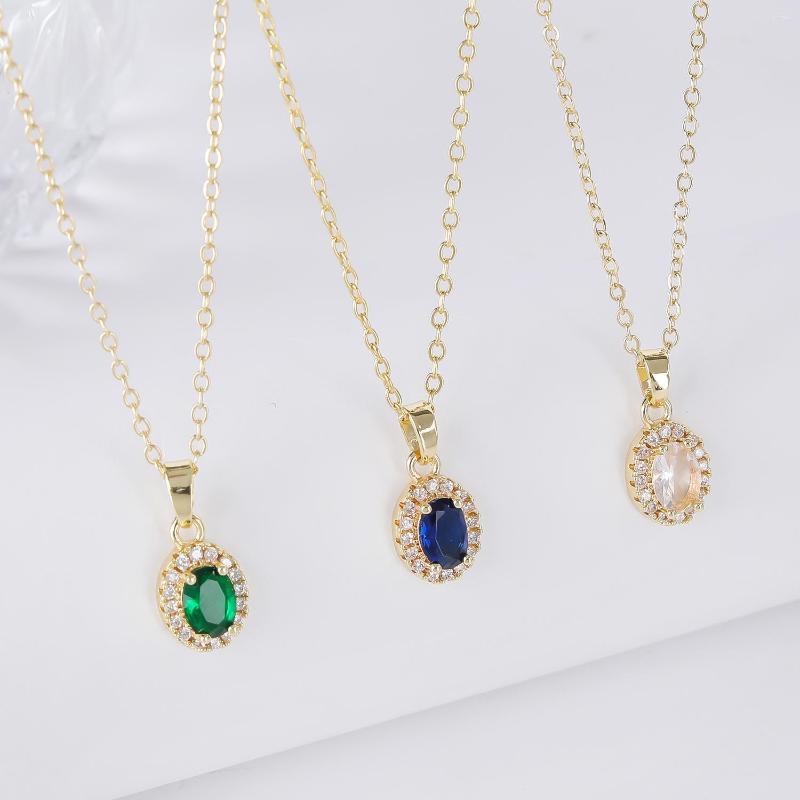 Pendant Necklaces 4 Color Crystal Cubic Zirconia Necklace For Women Round CZ Elegant Bridal Wedding Jewelry Colgante Mujer
Pendant Necklaces 4 Color Crystal Cubic Zirconia Necklace For Women Round CZ Elegant Bridal Wedding Jewelry Colgante Mujer