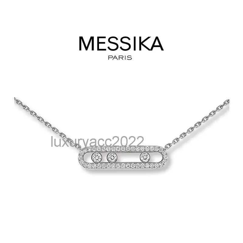 Necklace Jewelry Explosive Messica Classic 1 1 Premium 18K Mobile Three Beads Smart Full Colorless Necklace Pendant in France
Necklace Jewelry Explosive Messica Classic 1 1 Premium 18K Mobile Three Beads Smart Full Colorless Necklace Pendant in France