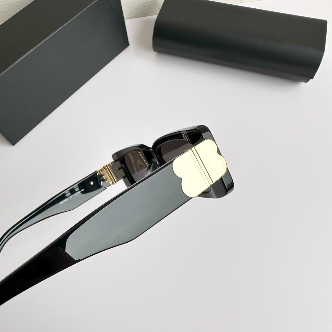 Luxury Designer Brand Black Full-Rim Rectangle Womens Sunglasses High Quality for Women Mens Glasses UV400 Unisex Bb 0096S Y260207