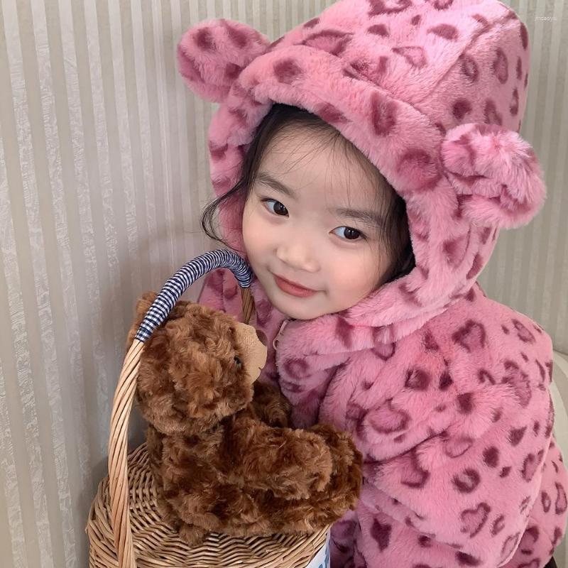 Jackets Children Clothing 2023 Autumn Winter Korean Style Girls Padded Jacket Pink Leopard Print Girl Thickened Woolen Coat
Jackets Children Clothing 2023 Autumn Winter Korean Style Girls Padded Jacket Pink Leopard Print Girl Thickened Woolen Coat