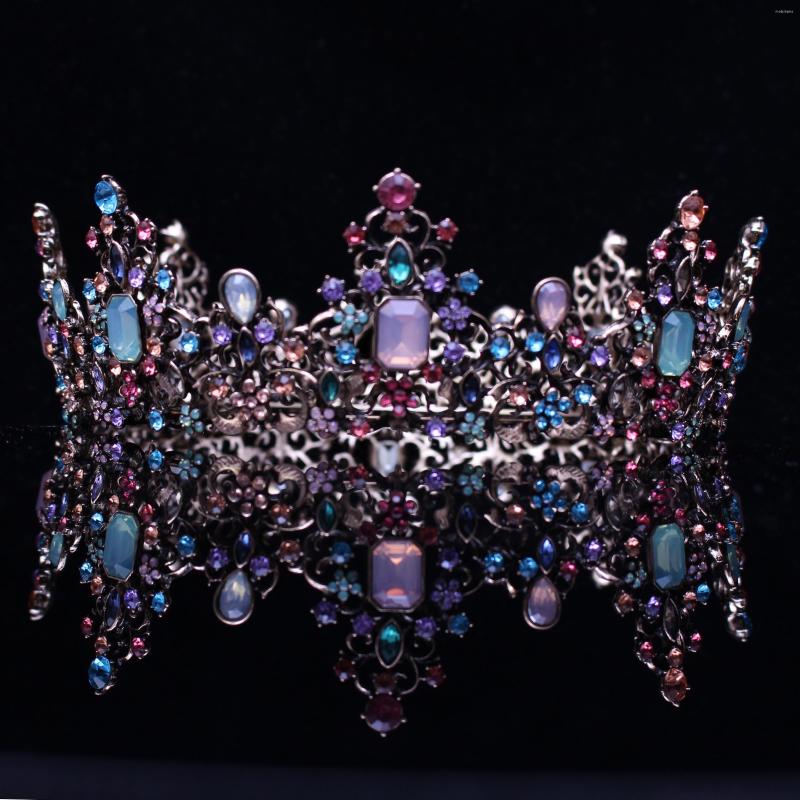 Hair Clips Round Colorful Crystal Rhinestone Wedding Queen Crown Headwear Retro Bridal Color Party Dress Accessor
Hair Clips Round Colorful Crystal Rhinestone Wedding Queen Crown Headwear Retro Bridal Color Party Dress Accessor