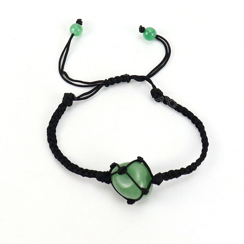 Natural Crystal Stone Handmade Woven Black Rope Net Bag Bracelet for Women Men Healing Crystal Charm Bracelet Reiki Jewelry
Natural Crystal Stone Handmade Woven Black Rope Net Bag Bracelet for Women Men Healing Crystal Charm Bracelet Reiki Jewelry