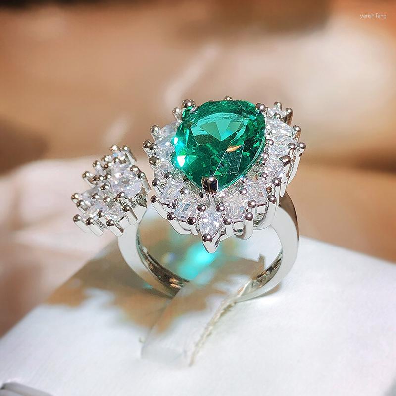 Cluster Rings Colorful Tourmaline Opening Ring 925 Stamp Fashion Teardrop Pear-shaped Horse Eye Shaped Female Party Birthday Gift
Cluster Rings Colorful Tourmaline Opening Ring 925 Stamp Fashion Teardrop Pear-shaped Horse Eye Shaped Female Party Birthday Gift