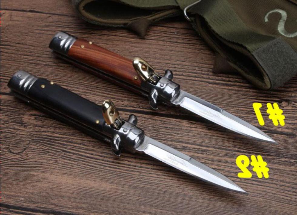 Bill Pocket knife knives 76quot DeShivs camping Stiletto 440C outdoor blade Automatic survival steel gear Italian Godfat 2421053
Bill Pocket knife knives 76quot DeShivs camping Stiletto 440C outdoor blade Automatic survival steel gear Italian Godfat 2421053