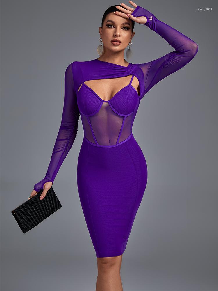 Casual Dresses Mesh Bandage Dress 2023 Women Long Sleeve Bodycon Elegant Sexy Purple Evening Party Summer Club Outfits, Beige
Casual Dresses Mesh Bandage Dress 2023 Women Long Sleeve Bodycon Elegant Sexy Purple Evening Party Summer Club Outfits, Beige