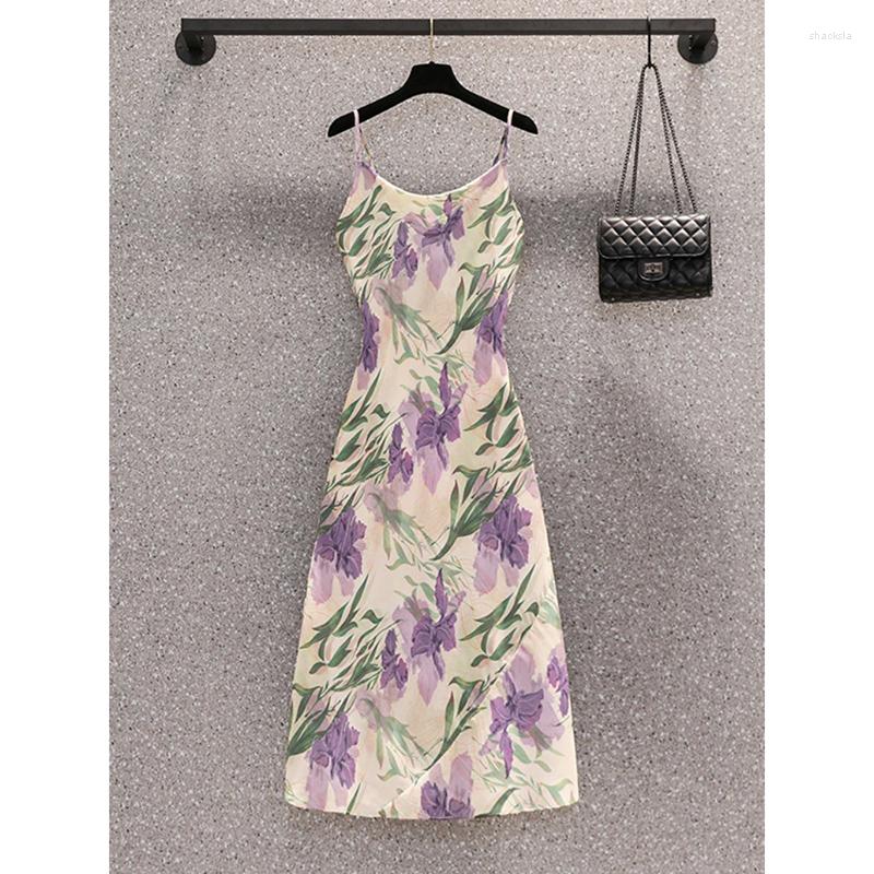 Casual Dresses 18-24Y Women Dress Floral Spaghetti Strap Summer Thin Mid-Length Party Gentle Slip French Style Vacation Wear, Purple
Casual Dresses 18-24Y Women Dress Floral Spaghetti Strap Summer Thin Mid-Length Party Gentle Slip French Style Vacation Wear, Purple