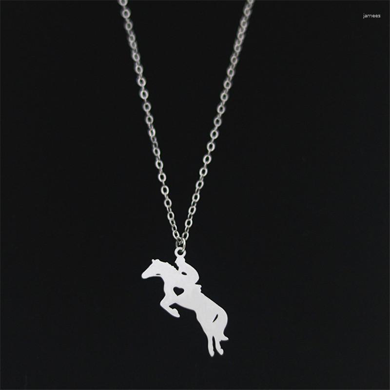 Pendant Necklaces Elfin 2023 Trendy Horsemanship Stainless Steel Necklace High Quality Horse Heart Women Fashion Jewellery Gift
Pendant Necklaces Elfin 2023 Trendy Horsemanship Stainless Steel Necklace High Quality Horse Heart Women Fashion Jewellery Gift