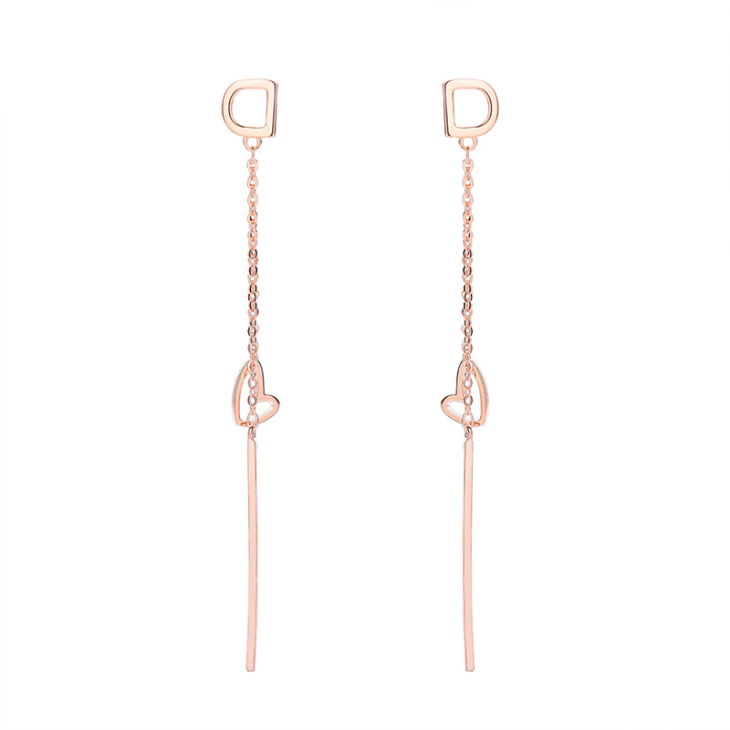 Rose Gold Elegant Woman Long Earrings Piercing Fine Jewelry 925 Silver For Girls With Tassel Pink Designer Korean Accessories
Rose Gold Elegant Woman Long Earrings Piercing Fine Jewelry 925 Silver For Girls With Tassel Pink Designer Korean Accessories