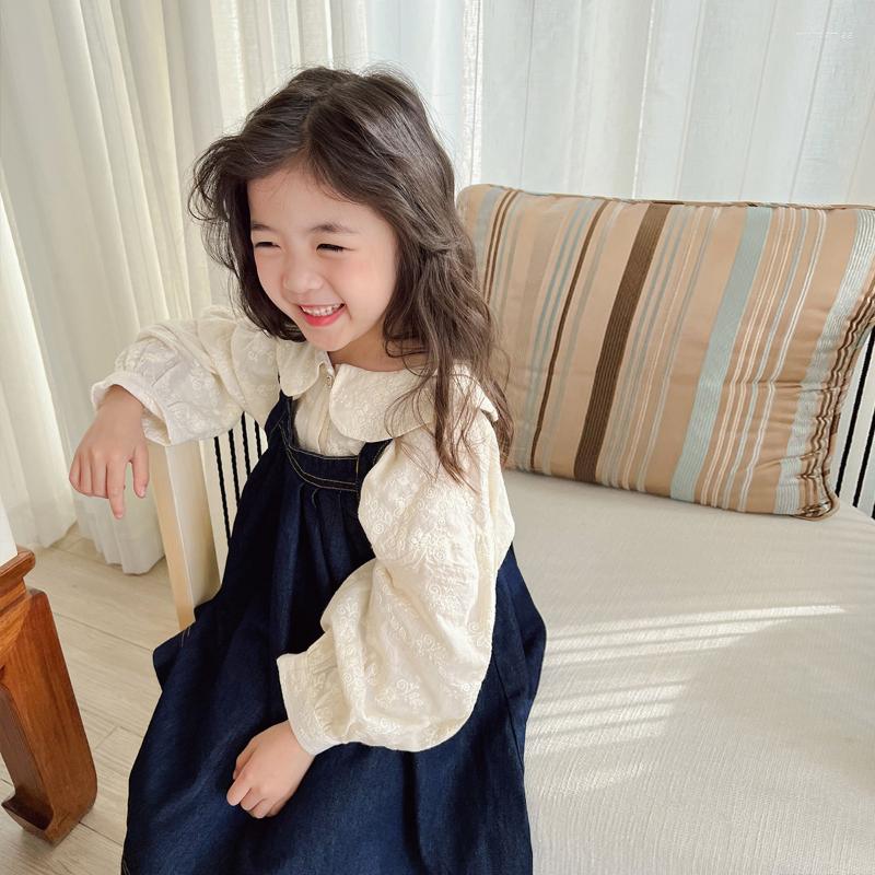 Girl Dresses 2023 Spring And Autumn Long-sleeved Shirt Jean Strap Dress 2 To 10 Years Children Close Children's Suit, Shirt and skirt set
Girl Dresses 2023 Spring And Autumn Long-sleeved Shirt Jean Strap Dress 2 To 10 Years Children Close Children's Suit, Shirt and skirt set