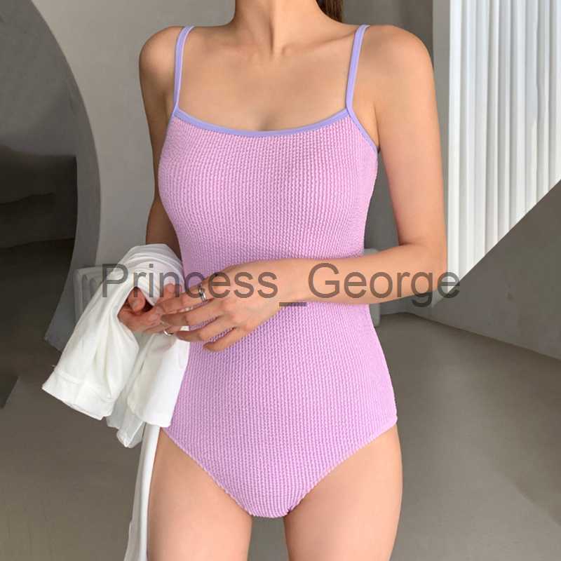 Women's Plus Size Swimwear Korean Style Onepiece Swimsuits for Women Swimwear Bodysuits Green Purple Girl Beach Bathing Suits x0621
Women's Plus Size Swimwear Korean Style Onepiece Swimsuits for Women Swimwear Bodysuits Green Purple Girl Beach Bathing Suits x0621
