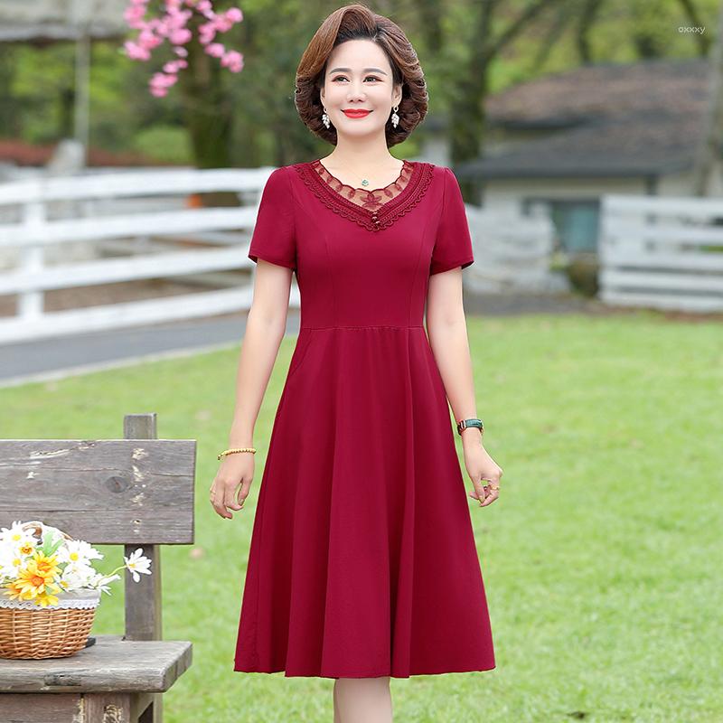 Party Dresses Dress Female Summer Loose Leisure Lace V-neck Short Sleeve Knee-length Woman One Piece Vestido De Mujer Femme Robe, Green
Party Dresses Dress Female Summer Loose Leisure Lace V-neck Short Sleeve Knee-length Woman One Piece Vestido De Mujer Femme Robe, Green