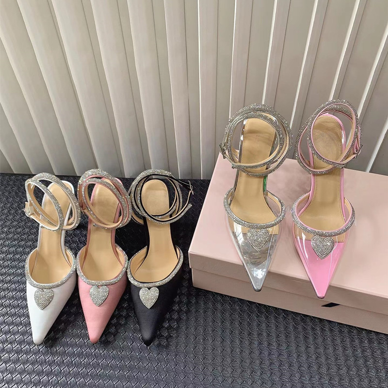 2023 Rhinestone Heart Women High Heels New Pointy Heel Party Bride Shoes Clear Runway Deisgner Women Sandals, Pink clear
2023 Rhinestone Heart Women High Heels New Pointy Heel Party Bride Shoes Clear Runway Deisgner Women Sandals, Pink clear