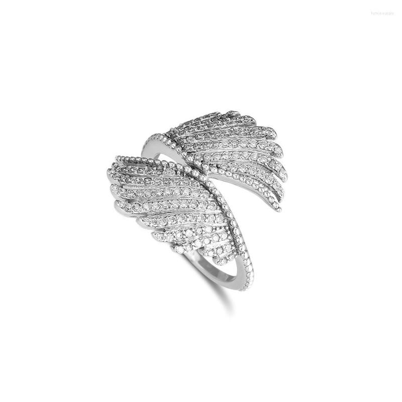 Cluster Rings CKK Original 925 Sterling Silver Fashion Jewelry Majestic Feathers For Women Anniversary Gift
Cluster Rings CKK Original 925 Sterling Silver Fashion Jewelry Majestic Feathers For Women Anniversary Gift