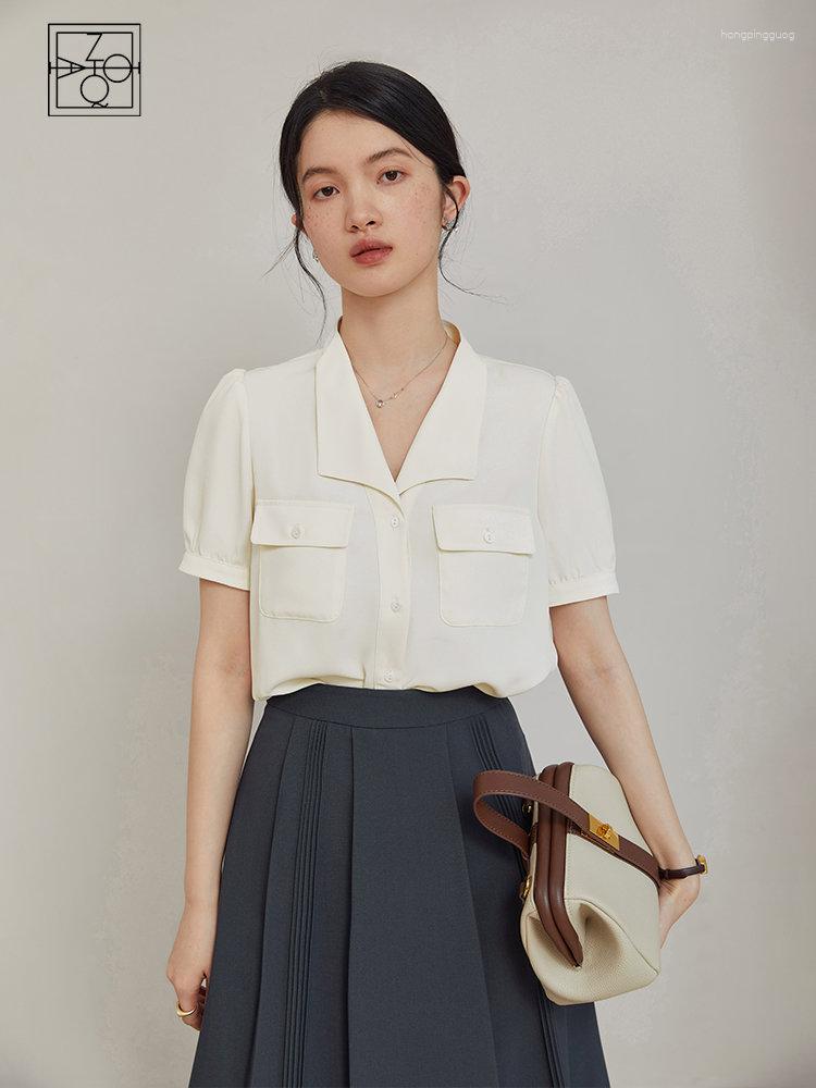 Women's Blouses ZIQIAO Temperament Short-sleeved White Shirt For Women Commuter High-level Professional Chic Top Office Lady Summer
Women's Blouses ZIQIAO Temperament Short-sleeved White Shirt For Women Commuter High-level Professional Chic Top Office Lady Summer