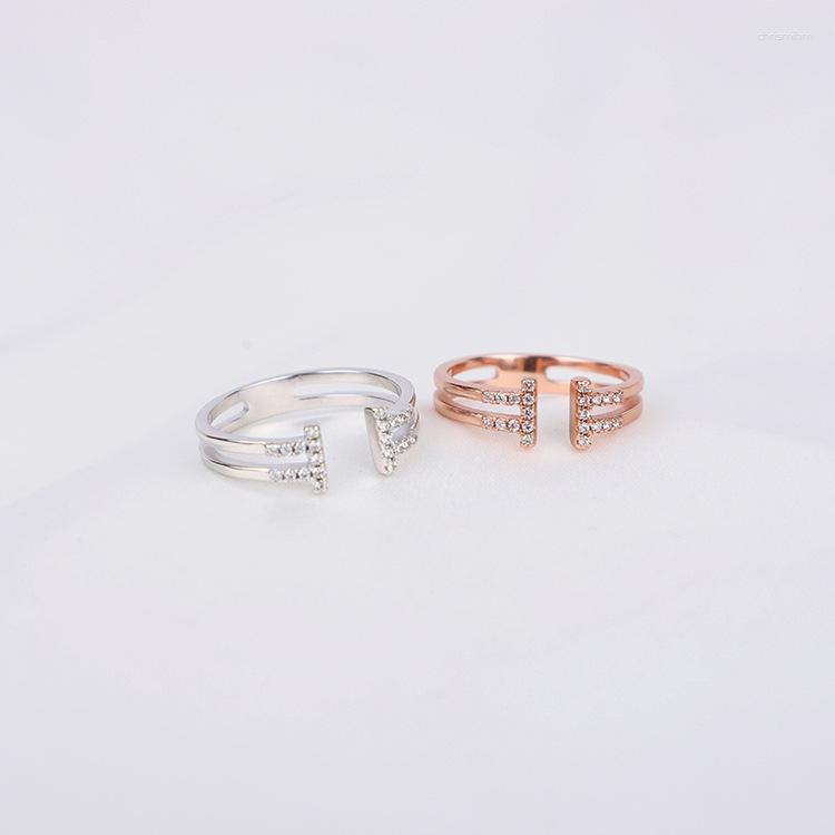 Cluster Rings Simple Designer Double Layer All Matching Real 925 Sterling Silver Fashion Luxury Adjustable Women Ring
Cluster Rings Simple Designer Double Layer All Matching Real 925 Sterling Silver Fashion Luxury Adjustable Women Ring