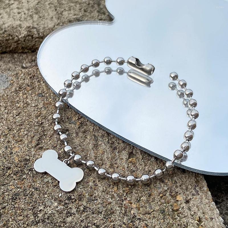 Charm Bracelets Stainless Steel Bone Bead Chain Bracelet For Women Fashion Trendy Crystal Party Jewelry Accessories Gift
Charm Bracelets Stainless Steel Bone Bead Chain Bracelet For Women Fashion Trendy Crystal Party Jewelry Accessories Gift