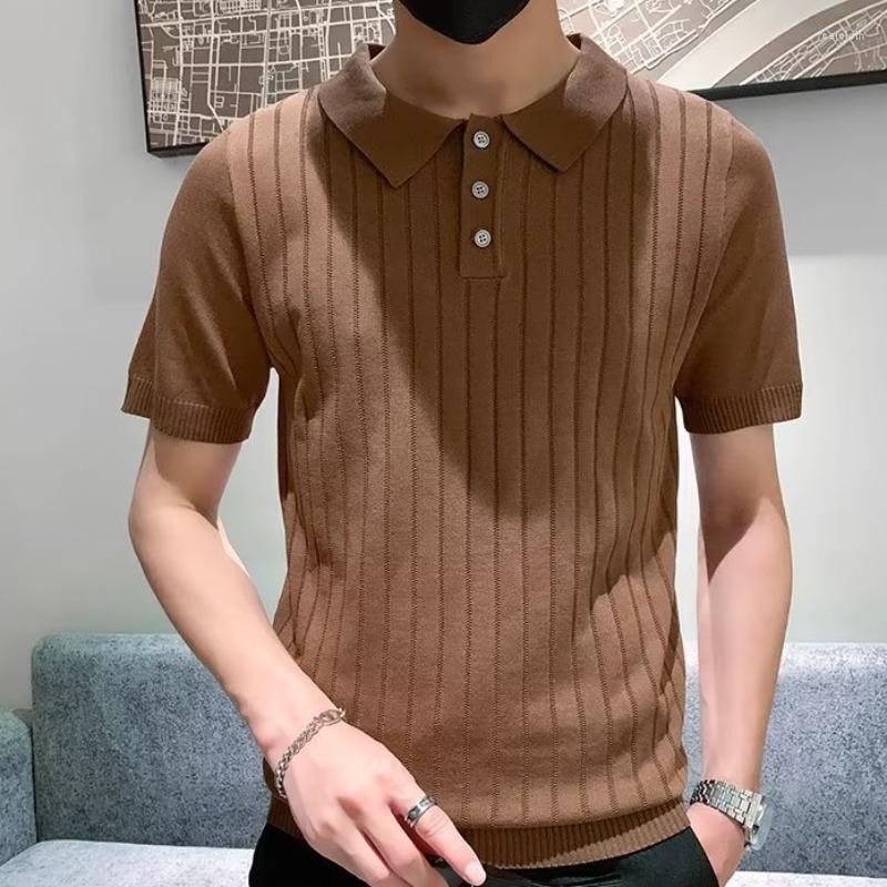 Men's T Shirts Summer Solid Colour Men's Polo Shirt Fashion Short Sleeve T-shirt, Green
Men's T Shirts Summer Solid Colour Men's Polo Shirt Fashion Short Sleeve T-shirt, Green