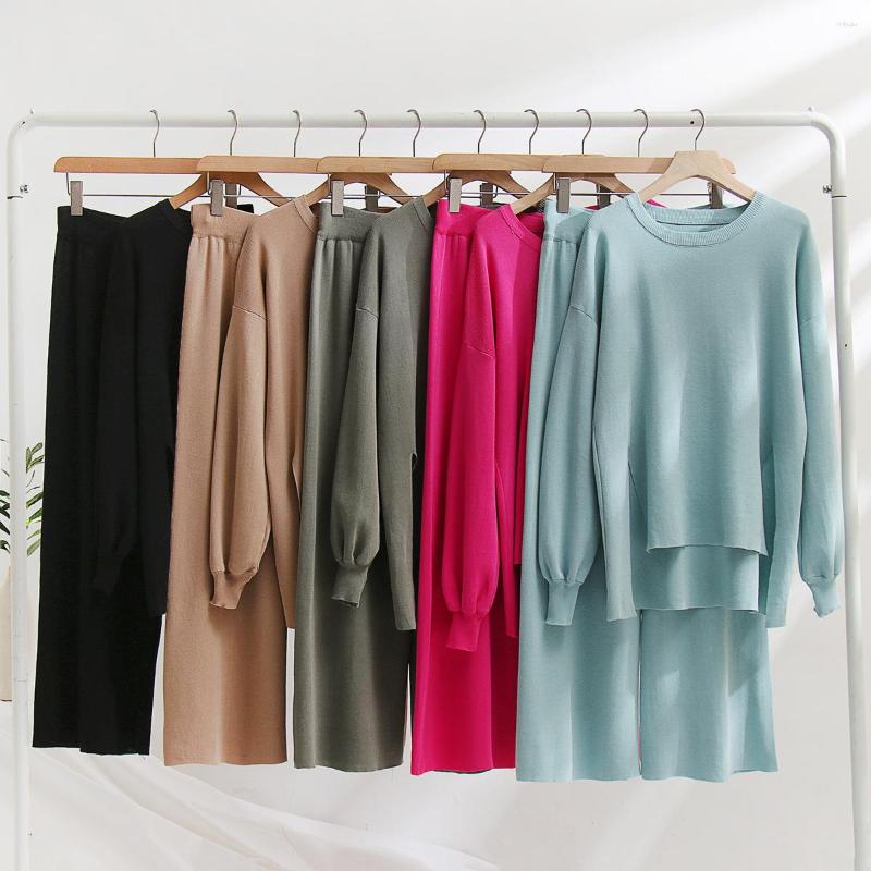 Women's Two Piece Pants Irregular Knitted Fashion Women Set 2 Sets Womens Outfits Lady Sweater Long
Women's Two Piece Pants Irregular Knitted Fashion Women Set 2 Sets Womens Outfits Lady Sweater Long