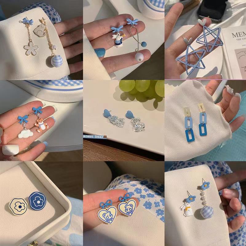 Dangle Earrings Korean Fashion Sweet Blue Pendant Earring Stud For Women Jewelry Accessories Gift Wholesale
Dangle Earrings Korean Fashion Sweet Blue Pendant Earring Stud For Women Jewelry Accessories Gift Wholesale