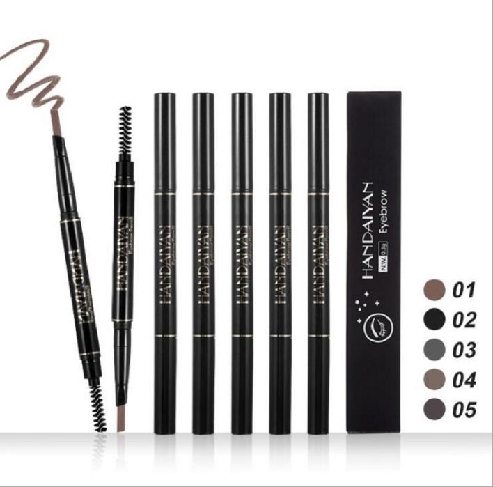HANDAIYAN 5 Colors 2 In 1 Eyebrow Pencil Natural Lasting Waterproof No Blooming Rotatable Pen Makeup Cosmetics5497491, Army green
HANDAIYAN 5 Colors 2 In 1 Eyebrow Pencil Natural Lasting Waterproof No Blooming Rotatable Pen Makeup Cosmetics5497491, Army green
