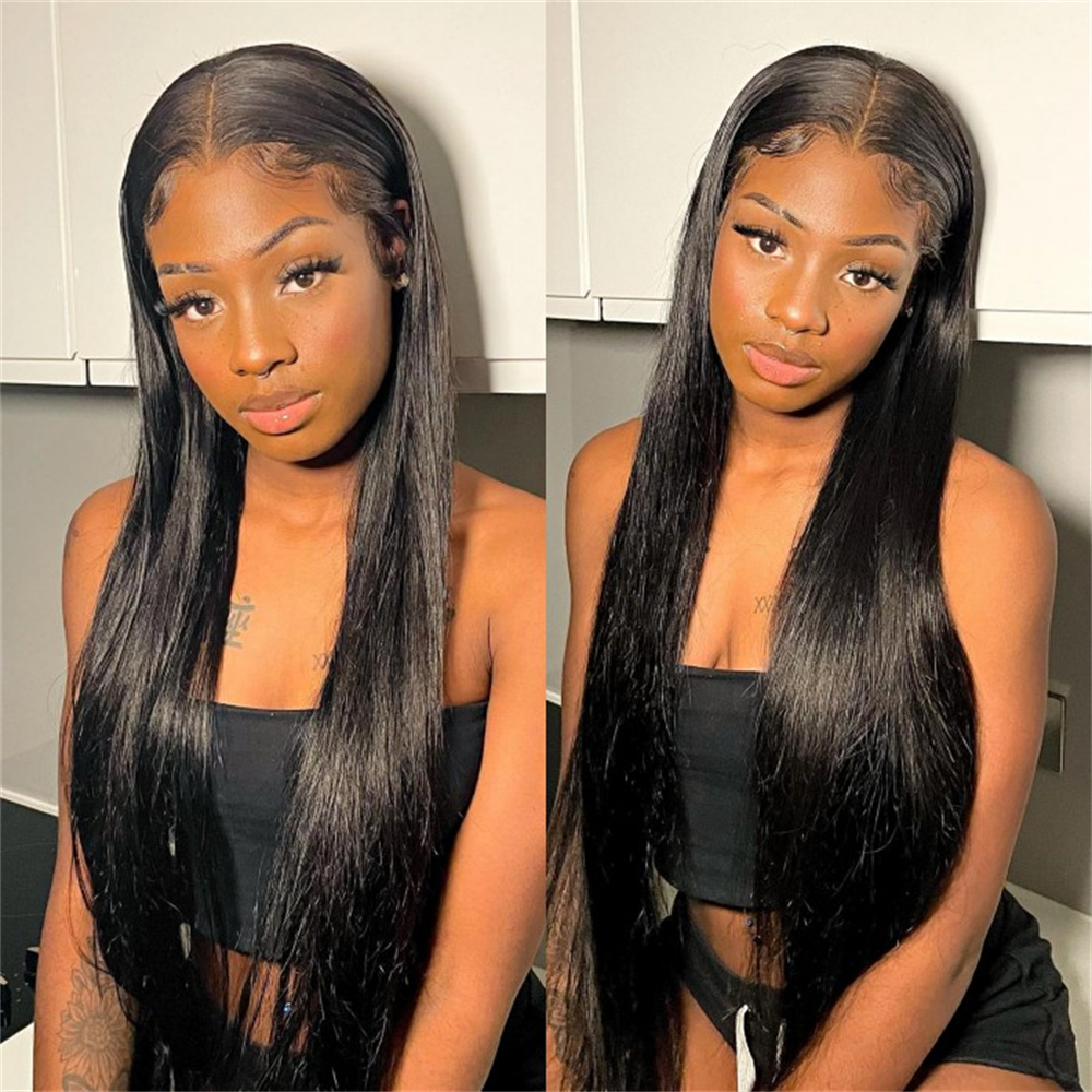 13x4 Ear to Ear Lace Frontal Human Hair Wig for Women 180% Straight Brazilian Natural Remy Hair Wig Pre Plucked Transparent Lace, Natural color
13x4 Ear to Ear Lace Frontal Human Hair Wig for Women 180% Straight Brazilian Natural Remy Hair Wig Pre Plucked Transparent Lace, Natural color