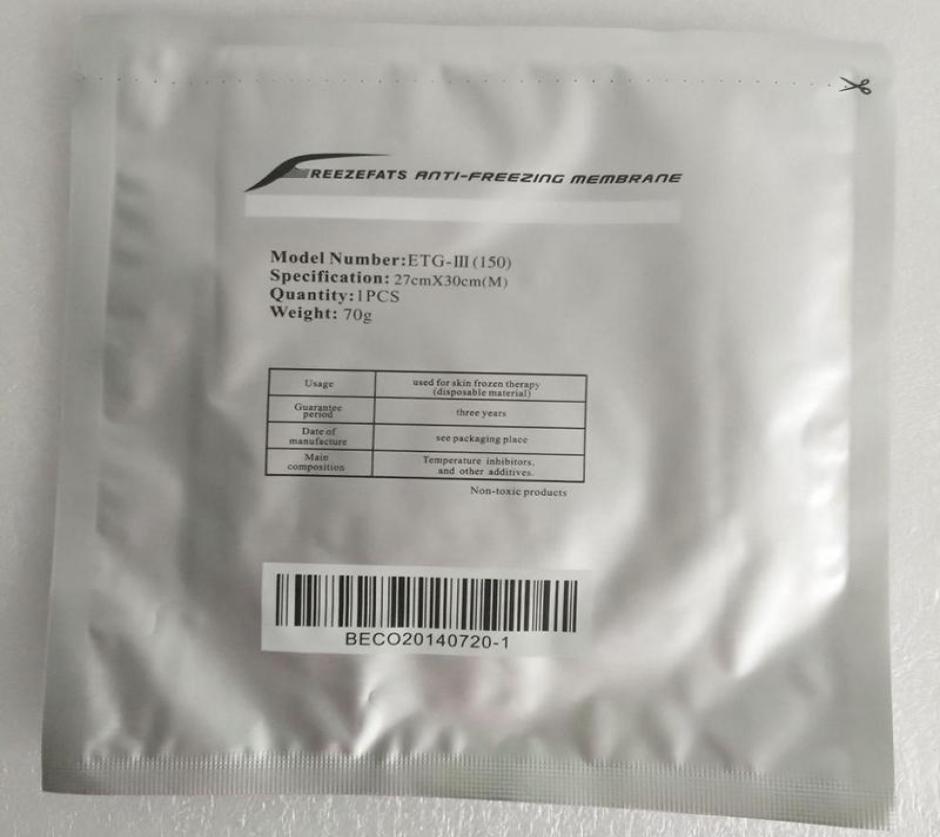 Anti ze Membrane Cold Slimming Antize Cryo Pad Cryolipolysis Spare Part 2730CM 3442CM For Clinical Salon Use7195442
Anti ze Membrane Cold Slimming Antize Cryo Pad Cryolipolysis Spare Part 2730CM 3442CM For Clinical Salon Use7195442