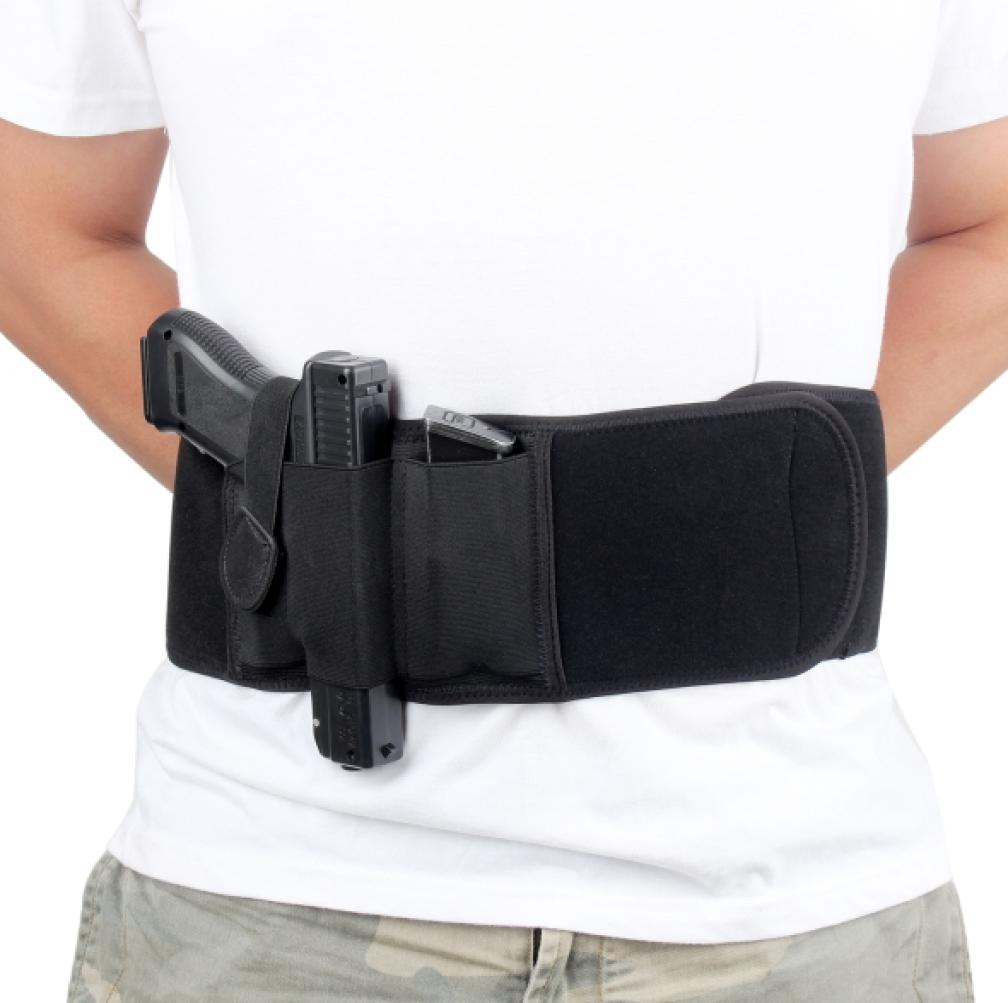 Outdoor Tactics Ultimate belly band Holster for concealed carry Universal Belt type Pistol cover and extra magazine case Black1839128, Black
Outdoor Tactics Ultimate belly band Holster for concealed carry Universal Belt type Pistol cover and extra magazine case Black1839128, Black
