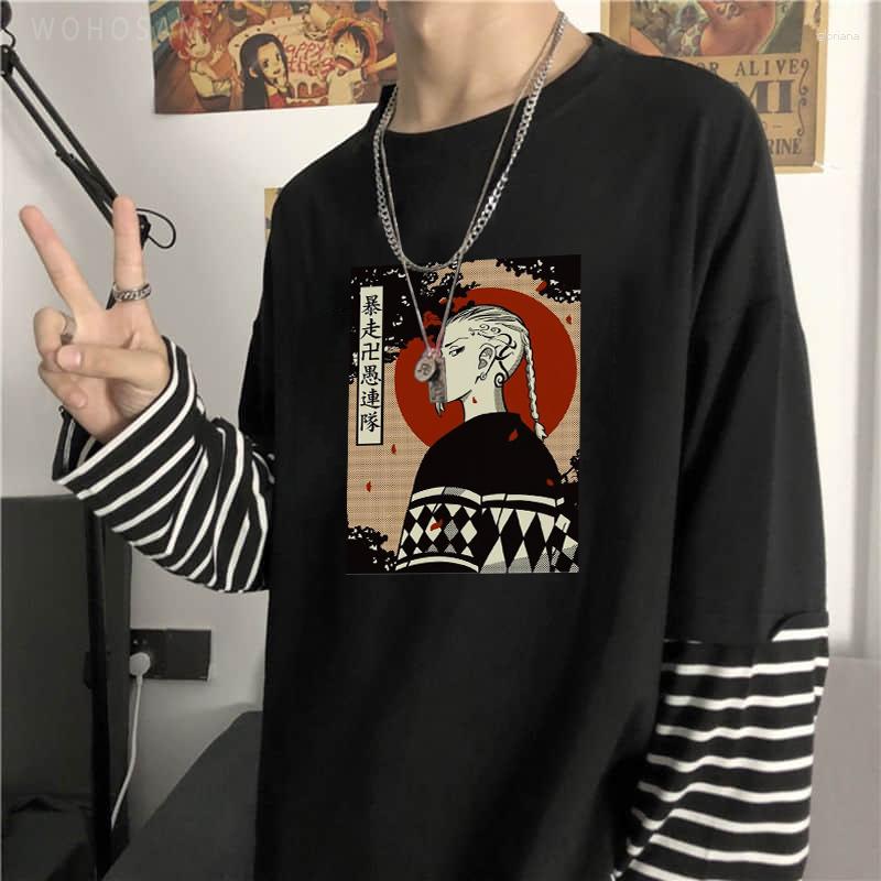 Men' T Shirts Japanese Anime Tokyo Revengers T-shirts Men Vintage Harajuku Manga Ryuuguuji Ken Graphic Tops Unisex Summer Cozy Fake Two
Men' T Shirts Japanese Anime Tokyo Revengers T-shirts Men Vintage Harajuku Manga Ryuuguuji Ken Graphic Tops Unisex Summer Cozy Fake Two